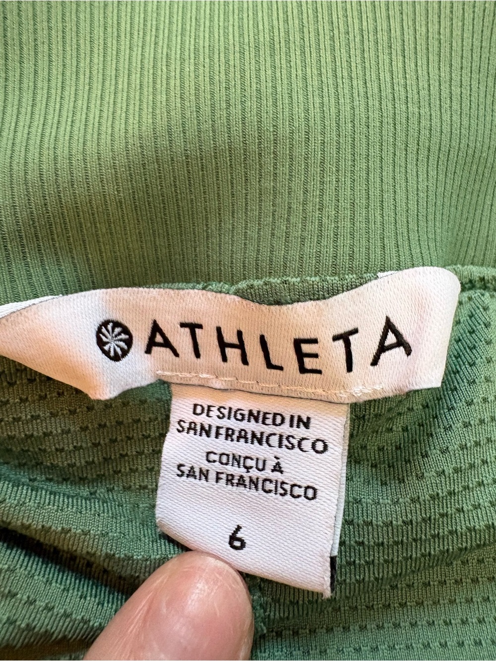 Athleta Brooklyn Skort 16” Sz 6 Sage Green Golf Tennis Skirt Pockets - Picture 2 of 8